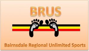 Bairnsdale Regional Unlimited Sports (BRUS) banner