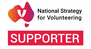 National Strategy for Volunteering Supporter badge