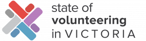 State of volunteering in Victoria logo