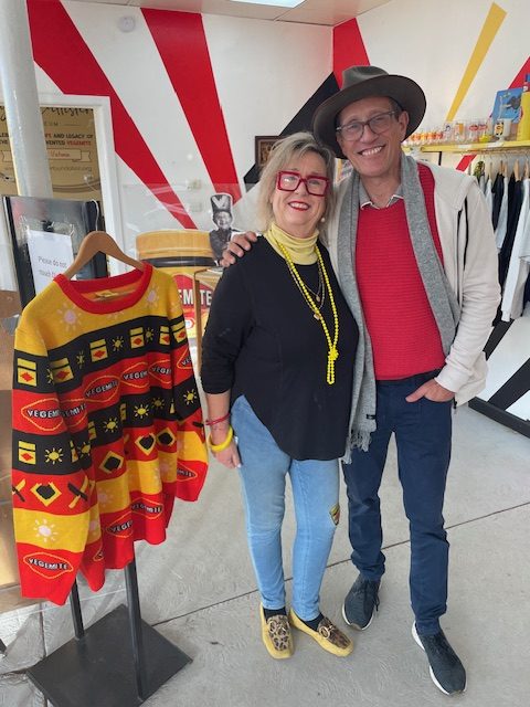 Liza Robinson at the Vegemite Museum