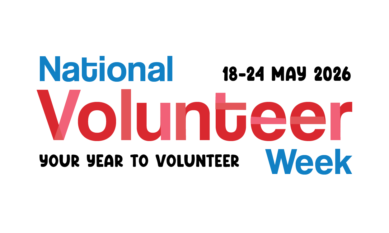 National Volunteer Week 2026 logo (Your Year To Volunteer)